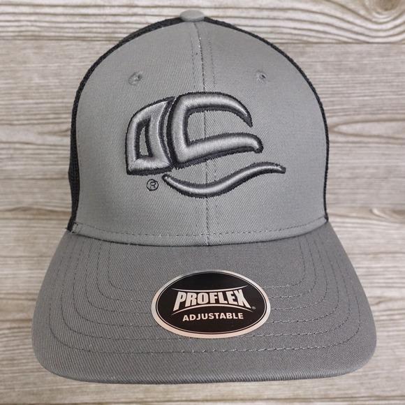NEW! OUTDOOR CAP PROFLEX GRAY ADJUSTABLE SNAPBACK MESH BASEBALL HAT CAP - Picture 1 of 10